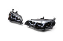 BMW X5 E70 2007–2013 Predné svetlomety s LED podsvietením (2 ks, tmavé) fotografia 1