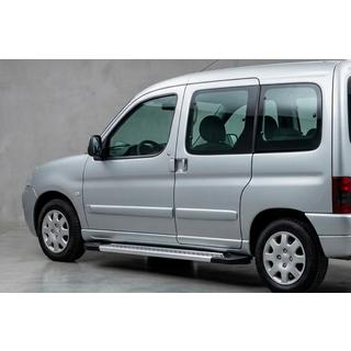 Bočné nášľapy New Vision Grey (2 ks, hliník) Peugeot Partner 1996–2008 fotografia 1