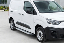 Peugeot Partner/Rifter 2019– Bočné nášľapy New Vision Grey (2 ks, hliník) Krátky rázvor fotografia 1