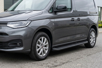 Opel Combo 2019– Bočné prahy Tayga Black (2 ks, hliník) Krátky rázvor fotografia 1