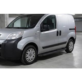 Bočné prahy Tayga Black (2 ks, hliník) Fiat Fiorino/Qubo 2008–2024 fotografia 1
