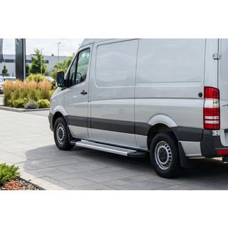 Bočné nášľapy New Vision Grey (2 ks, hliník) Volkswagen Crafter 2006–2016 fotografia 1
