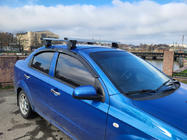 Chevrolet Aveo T250 2005–2011 Priečniky na hladkú strechu (2 ks, Asaf V4) fotografia 5