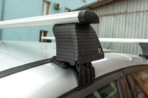 Mitsubishi L200 2006–2015 Priečniky na hladkú strechu (2 ks, Asaf V4) fotografia 9