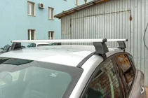 Nissan Micra K12 2003–2010 Priečniky na hladkú strechu (2 ks, Asaf V4) fotografia 1