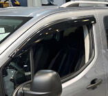 Opel Combo 2019– Deflektory okien s chrómovou lištou (2 ks, Niken) fotografia 2