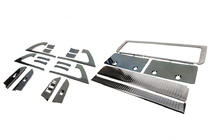 Toyota Land Cruiser 200 2007–2021 Sada vložiek (tmavý brúsený hliník) fotografia 1