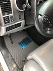 Toyota Sequoia 2007–2022 Polyuretánové koberce do interiéru, 3 rady (EVA, čierne) Stredný rad – priechod fotografia 6