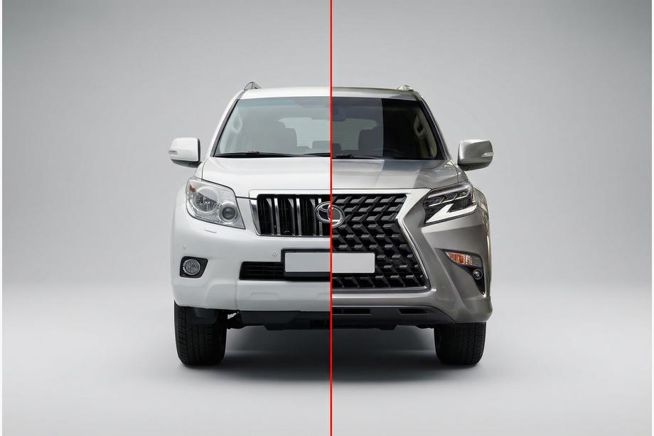 Toyota Land Cruiser Prado 150 2009–2023 Faceliftový kit pre Lexus GX460 2020 Fotografia 1