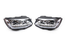 Volkswagen T6 2015–2024 Predné svetlomety s LED svetlami 2015-2019 (Silver, 2 ks) fotografia 2