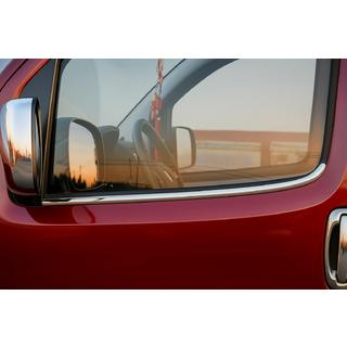Vonkajšie okenné lišty (2 ks, nerez) Fiat Fiorino/Qubo 2008–2024 fotografia 1
