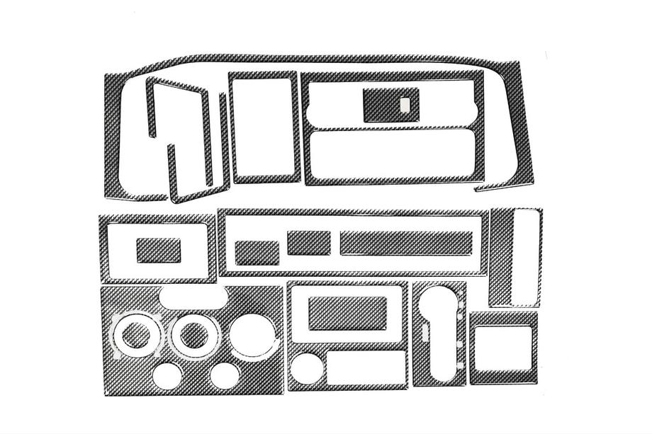 Volkswagen T4 Caravelle/Multivan 1990–2003 Kryty palubnej dosky (1996-1999) Karbón Fotografia 4