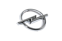 Opel Astra G Classic 1998–2012 Emblém (priemer kruhu 67 mm, blesk 90 mm) fotografia 3