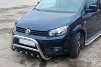 Volkswagen Caddy 2015–2020 Ochranný rám (bullbar) WT003-4 (nerez) fotografia 2