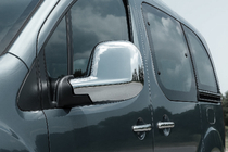 Opel Combo 2019– Chrómové kryty spätných zrkadiel (2 ks, plast) fotografia 1