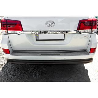 Ochranná lišta zadného nárazníka 2016-2021 (nerez) Toyota Land Cruiser 200 2007–2021 fotografia 3