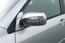 Toyota Corolla 2002–2007 Chrómové kryty zrkadiel pre LED (2002-2005, 2 ks, plast) fotografia 1