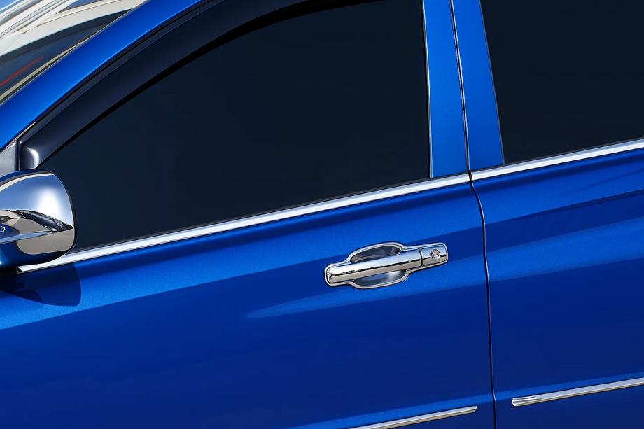 SsangYong Action 2005–2018 Lišty na bočné okná PickUp (4 ks, nerez) Image