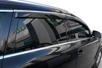 Skoda Superb 2009–2015 Okenné deflektory s chrómovou lištou SW (4 ks, HIC) fotografia 5