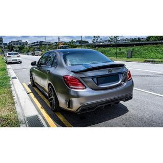 Súprava bodykitu s kompletným zadným nárazníkom (dizajn Black Mamba C63GT) Mercedes C-сlass W205 2014–2021 fotografia 4