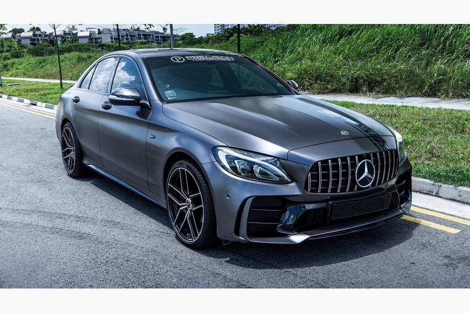 Mercedes C-class W205 2014–2021 Súprava bodykitu s kompletným zadným nárazníkom (dizajn Black Mamba C63GT) Fotografia 3
