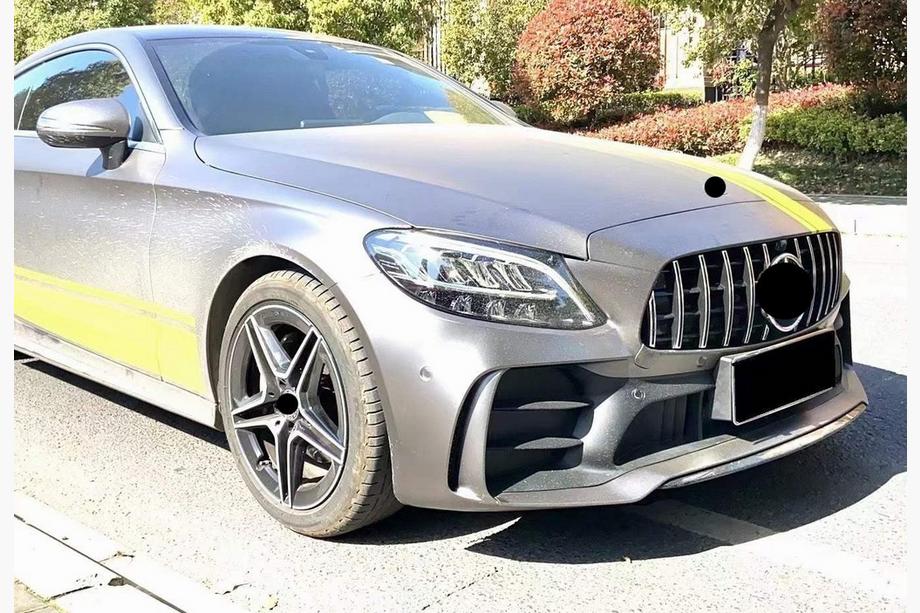 Mercedes C-class W205 2014–2021 Súprava bodykitu s kompletným zadným nárazníkom (dizajn Black Mamba C63GT) Fotografia 8