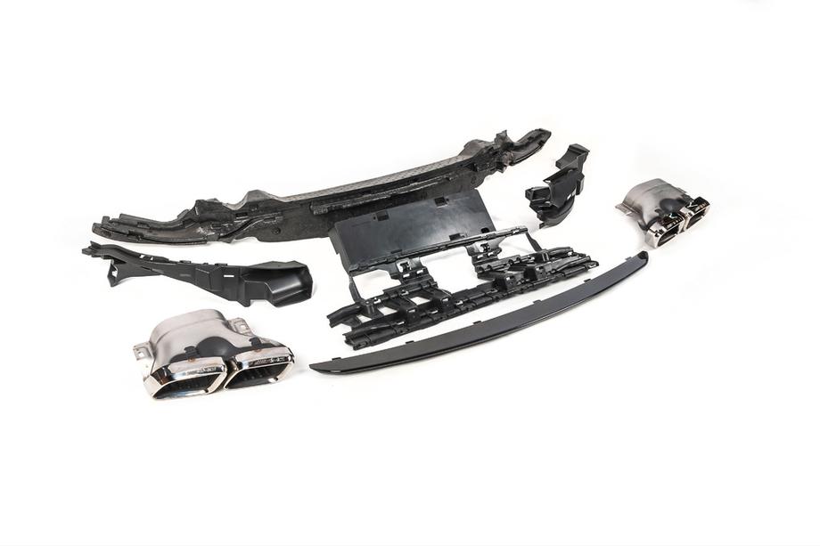 Mercedes C-class W205 2014–2021 Súprava bodykitu s kompletným zadným nárazníkom (dizajn Black Mamba C63GT) Fotografia 16