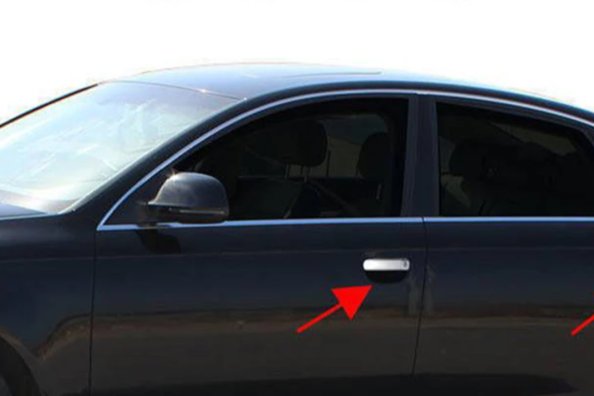 Kryty na kľučky Audi A4