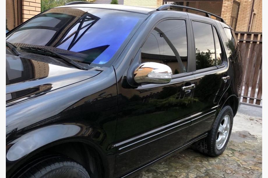 Mercedes ML W163 1997–2005 Chromové kryty spätných zrkadiel (2 ks, nerez) Image