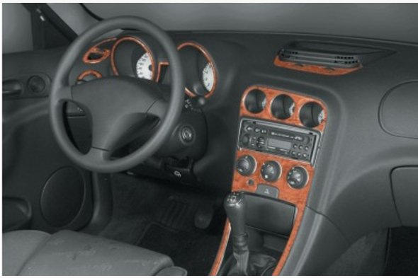 Dekoratívne lišty na palubnú dosku Alfa Romeo 156