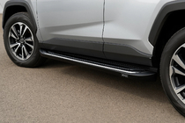 Toyota Rav 4 2019–2025 OEM V2B bočné prahy (2 ks, hliník) fotografia 1