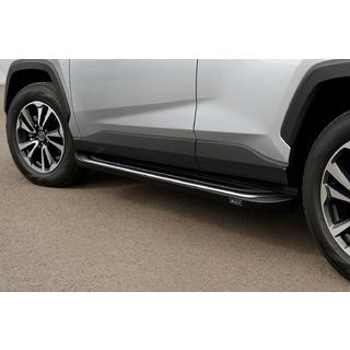OEM V2B bočné prahy (2 ks, hliník) Toyota Rav 4 2019–2025 fotografia 1