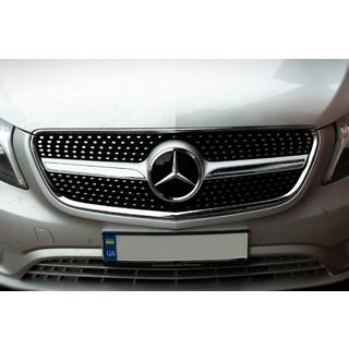 Predná maska Diamond (2014-2023 pre Vito W447) Mercedes Vito/V-trieda W447 2014– fotografia 3