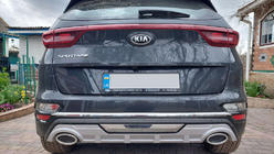 Kia Sportage 2015–2021 Predný a zadný lip spoiler 2019+ V1 (plast) fotografia 2