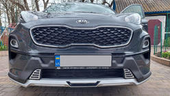 Kia Sportage 2015–2021 Predný a zadný lip spoiler 2019+ V1 (plast) fotografia 1
