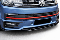 Volkswagen T6 2015–2024 Predný lip spojler na nárazník pre SportLine 2015-2018 (ABS) fotografia 1