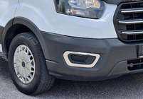 Ford Transit 2014– Chrómové kryty hmloviek 2019+ (2 ks, nerez) Carmos - turecká oceľ fotografia 1