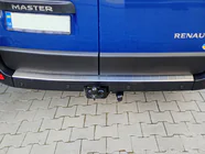 Renault Master 2011–2023 Nerezová lišta na zadný nárazník fotografia 9