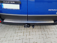 Nissan NV400 2010–2024 Nerezová lišta na zadný nárazník fotografia 9