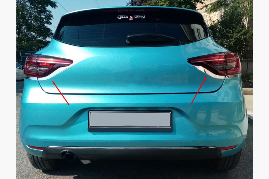 Renault Clio V 2019– Nerezové kryty zadných svetiel (2 ks) Image