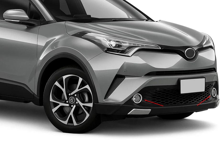 Toyota C-HR 2016–2023 Kryty hmloviek (2 ks, nehrdzavejúca oceľ) Fotografia 1