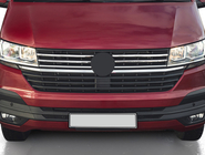 Volkswagen T6 2015–2024 Chrómové lišty na masku 2019+ (4 ks, nerez) fotografia 1