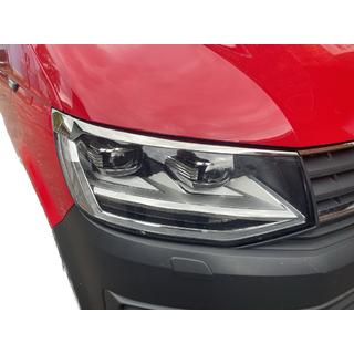 Kryty svetlometov – "obočie" (2 ks, nehrdzavejúca oceľ) Volkswagen T6 2015–2024 fotografia 1