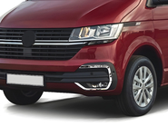 Volkswagen T6 2015–2024 Chrómové kryty hmloviek 2019+ (4 ks, nerez) fotografia 1