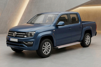Volkswagen Amarok 2010–2022 Bočné nášľapy Maya Red-Grey (2 ks, hliník) fotografia 1