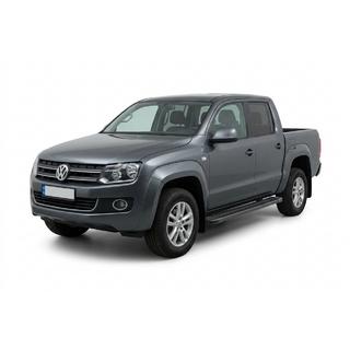 Bočné nášľapy Maya V1 Black (2 ks, hliník) Volkswagen Amarok 2010–2022 fotografia 1