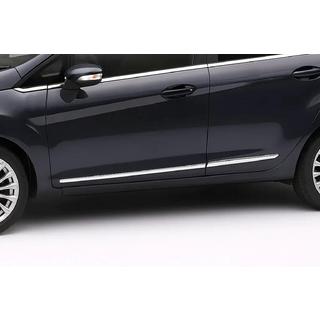 Dverové lišty (4 ks, nerez) Ford Fiesta 2017– fotografia 1