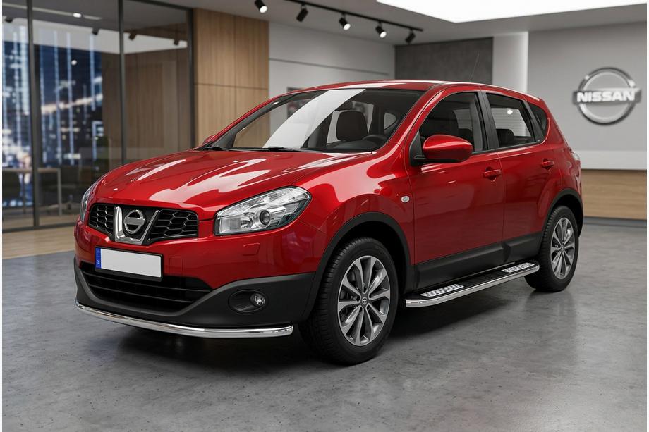 Nissan Qashqai 2010–2014 Bočné nášľapy Tayga V2 (2 ks, hliník) Image