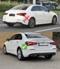 Mercedes A-class W177 2018– Zásterky Premium Sedan (pre Base, 4 ks) fotografia 3