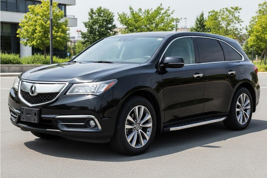 Acura MDX 2013–2020 Bočné nášľapy BlackLine (2 ks, hliník) Image
